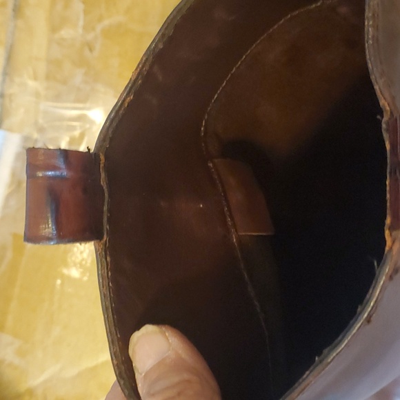 Womens Vince Camuto Leather with Aligator trim Boots - Picture 12 of 14